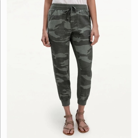 Splendid camouflage print rayon pull on joggers XL - Picture 2 of 12